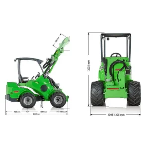 Bravo Rent Avant laadur 630 paralleeltõstesüsteemiga tõstetööd aukude kaevamine kaevetööd lume lükkamine haljastus tänavate harjamine