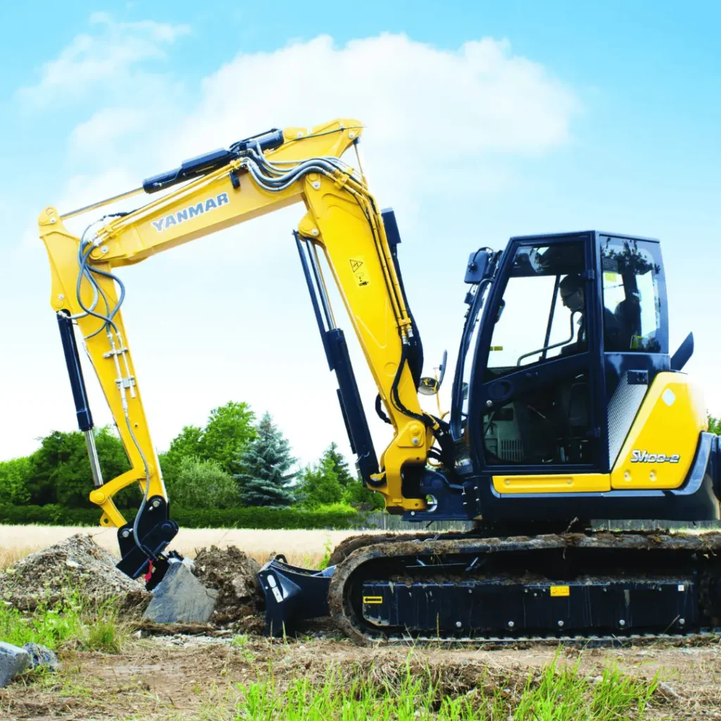Bravo Rent roomikekskavaatorid Yanmar SV100 1