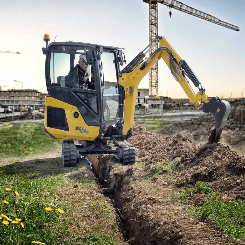 Bravo Rent roomikekskavaatorid Yanmar SV17 3