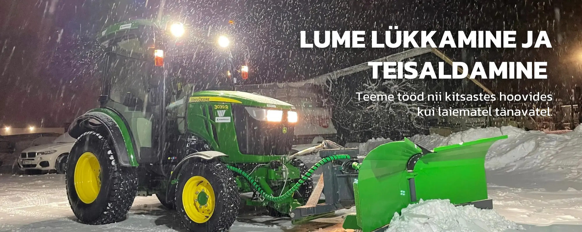 Bravo Rent lume lükkamine ja teisaldamine Sakus Tallinnas Harjumaal